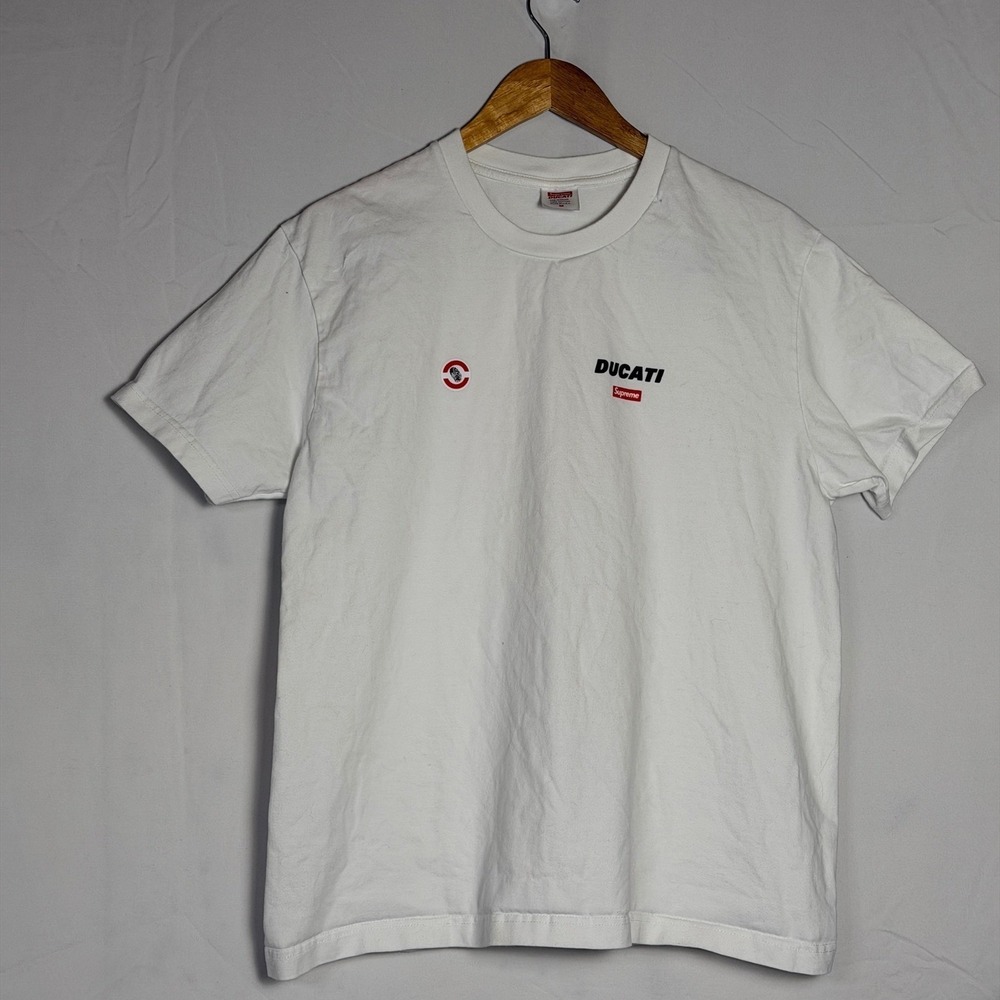 Supreme x Ducati Logos Tee in White Size Medium Made in USA
Rare Hype